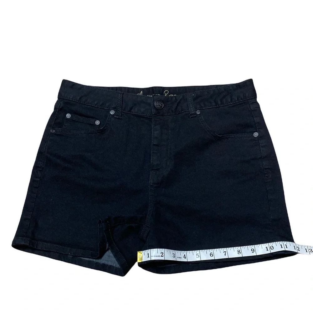 American Rag Jean Shorts Women’s 9 Colored Denim Black Wash Casual High Rise